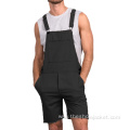 Men's Overalls Shorts Cotton Factory Wholesale Custom